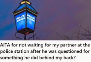 Her Boyfriend Was Detained For A Scam He Got Into Behind Her Back, So After Clearing Her Name At The Police Station, She Left Him There To Catch Her Train