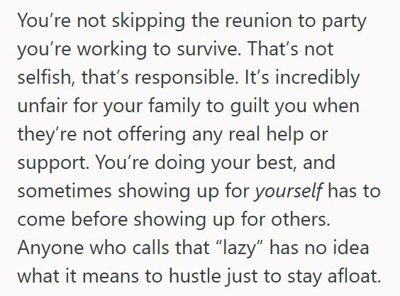Reunion Asking For Help With Travel Costs Turned Into Family Drama When Her Mom And Sister Accused Her Of Being Manipulative About The Reunion