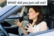 Another Driver Followed And Yelled At Her, So She Yelled Back That Her Boyfriend Was A Cop