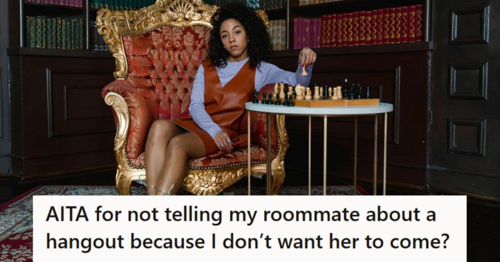 Young woman sitting in a chair thinking about her friend