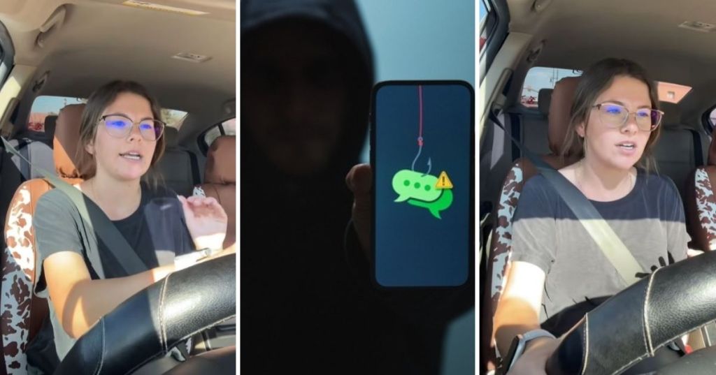 TikToker talking about scams.