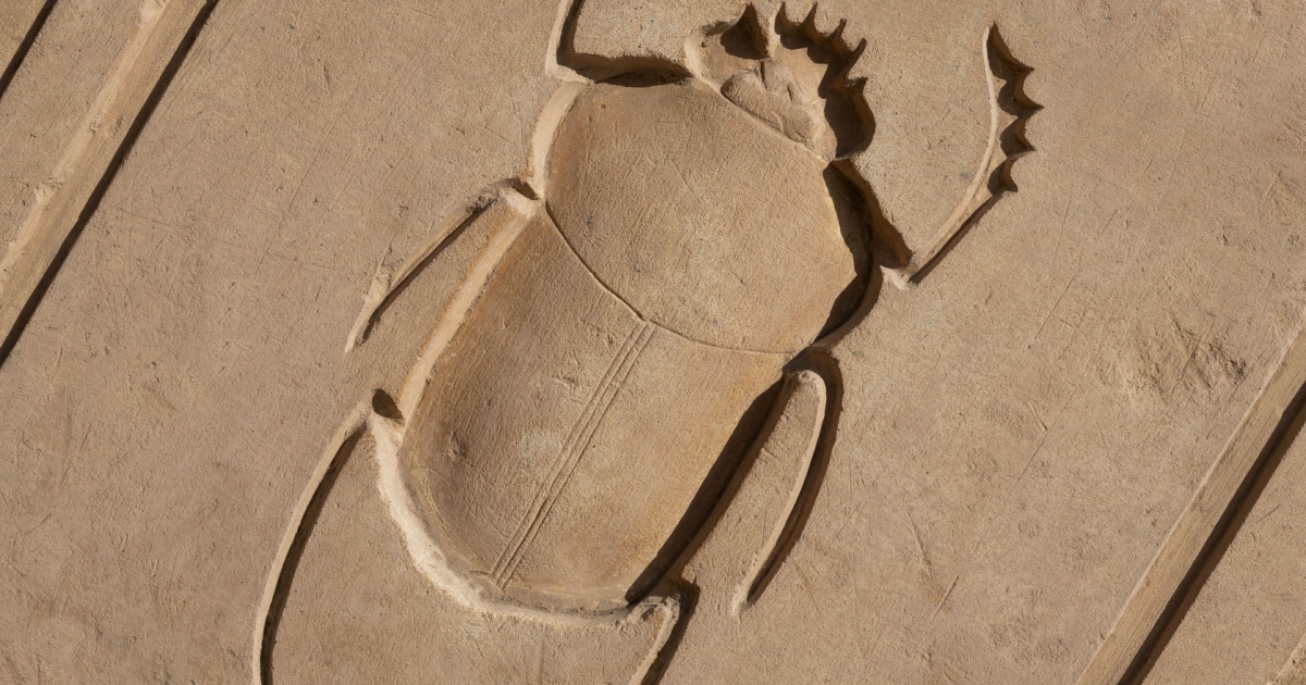 Egyptian Scarab Carving