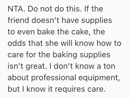 Screenshot 2025 07 01 at 2.46.49 PM Woman Was Supposed To Bake The Wedding Cake For Her Brothers Wedding, But Now Theyve Decided To Have Someone Else Do It Instead