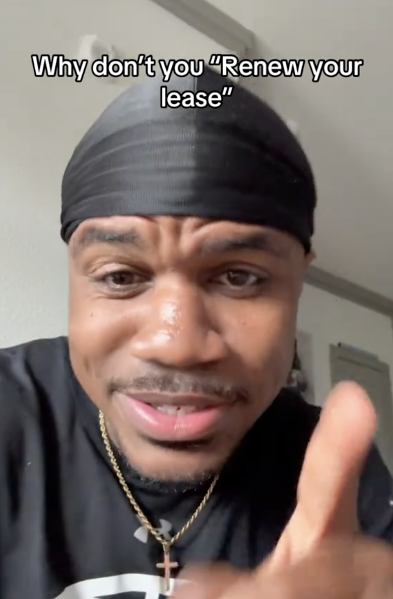 man talking to a camera