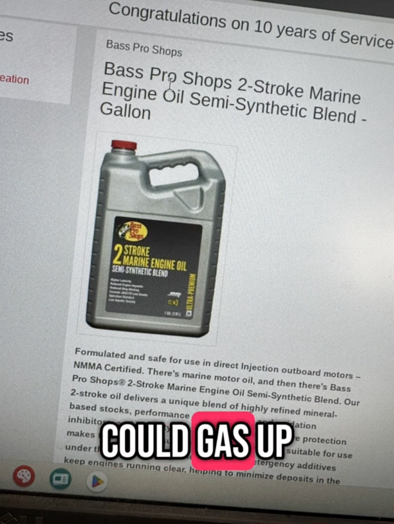 screenshot of oil bottle