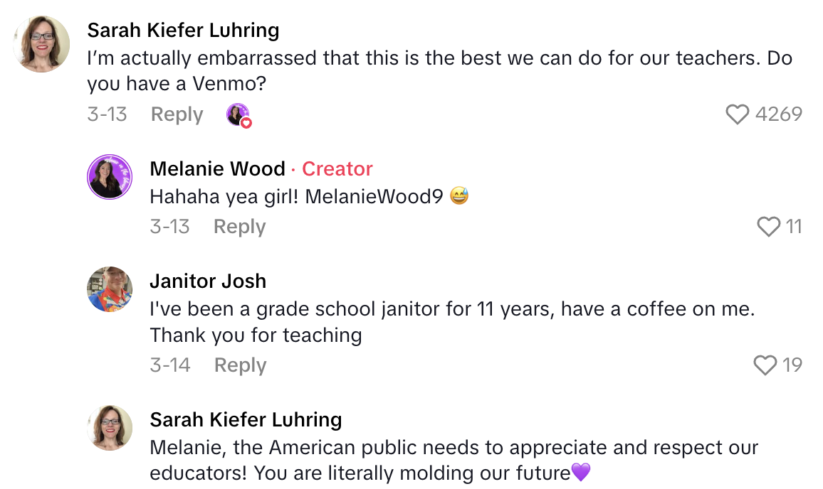 Screenshot 2025 07 02 at 11.01.16 AM A Teacher Wasnt Impressed With The Hilariously Bad Gift Options She Was Offered On Her 10 Year Work Anniversary.   You could get one one lid for your YETI.