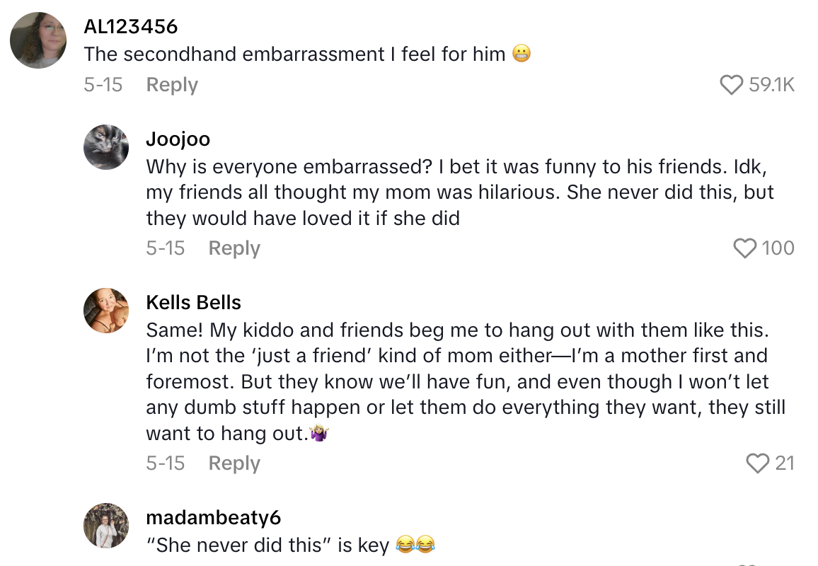 Screenshot 2025 07 02 at 8.52.56 AM A Mom Unexpectedly Showed Up A The Club Where Her Son Was Hanging Out, And He Wasnt Happy About It