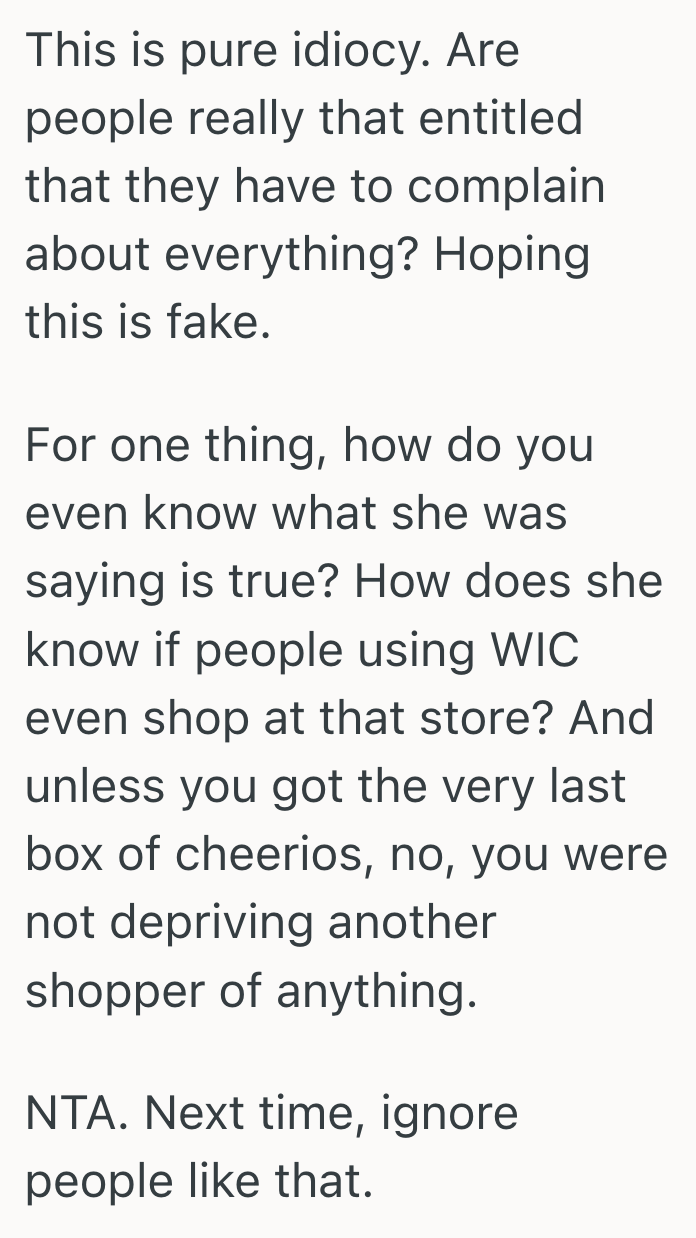 Screenshot 2025 07 03 at 9.00.56 PM Woman Thought She Was Completing A Routine Grocery Trip, But When A Stranger Shamed Her For Buying Groceries Eligible For Food Assistance, It Made Her Question Her Ethics