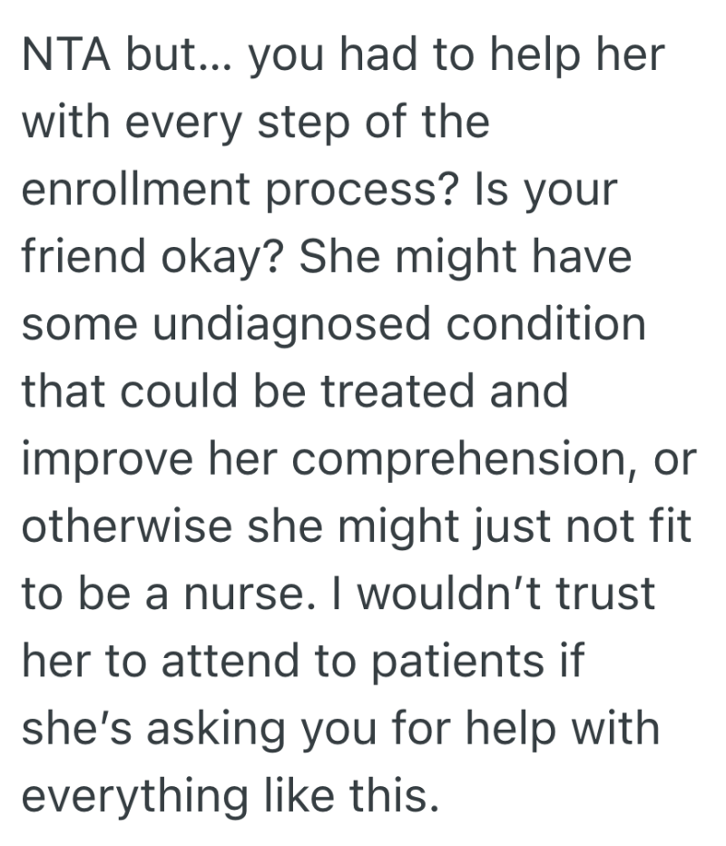Screenshot 2025 07 03 at 9.18.34 AM e1751548793787 They Started Nursing School Together, But She Won’t Do the Work So Now Her Friend Refuses To Play Teacher