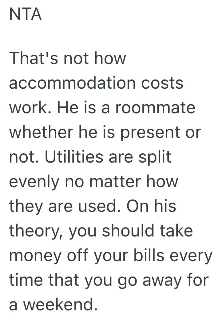 Screenshot 2025 07 03 at 9.53.29 AM Roommate Leaves For Two Weeks, But Expects Everyone Else To Pay More, But She Says No Way