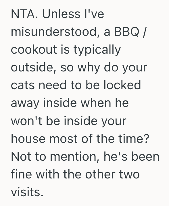 Screenshot 2025 07 04 at 5.53.21 PM Her Best Friends Boyfriend Demanded She Lock Up Her Cats To Appease His Allergies, So She Decided She Valued Her Cat More Than His Opinion