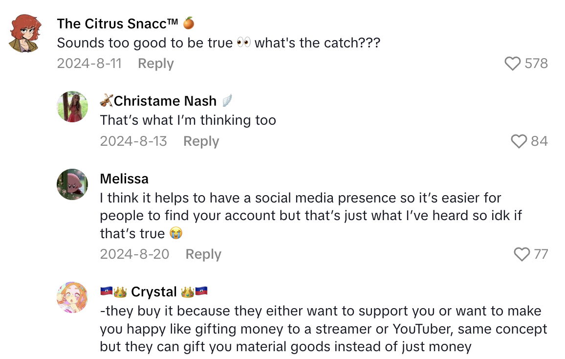 Screenshot 2025 07 05 at 12.02.48 PM How Can You Get People To Buy You Things That Are On Your Wish Lists? This Guy Has One Key Tip.