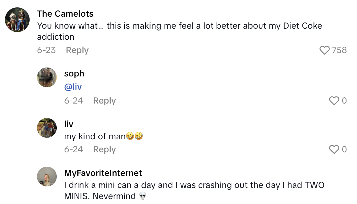 Screenshot 2025 07 05 at 8.18.56 AM I genuinely fear he needs a doctor.   Employee Wasnt Expecting The Mountain Of Diet Coke Cans She Found In Her Bosss Office