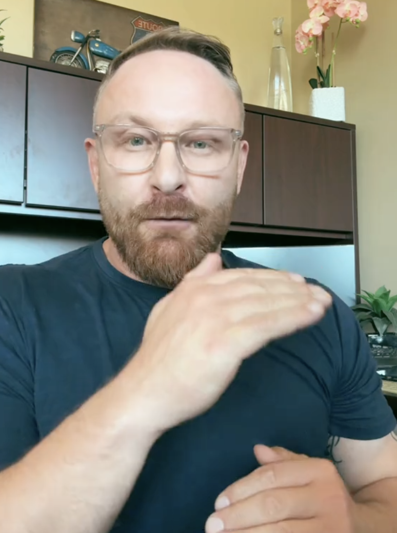 man talking about buying cars