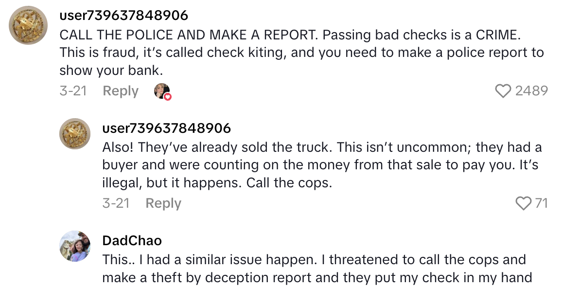 Screenshot 2025 07 06 at 8.34.54 AM This is a nightmare situation.   A Customer Talked About How Things Went Sideways After She Sold Her Truck To A Dealership