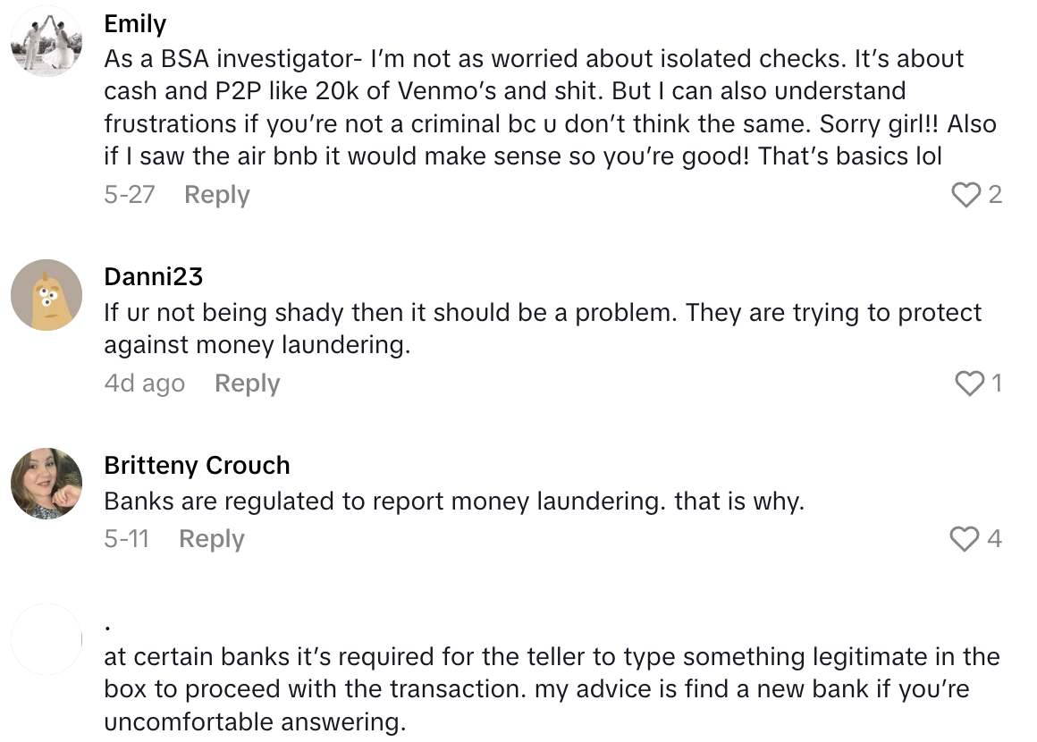 Screenshot 2025 07 06 at 8.48.31 AM A Customer Said Her Bank Keeps Asking Her Where Her Money is Coming From.   Why do you have three different checks for the same amount?