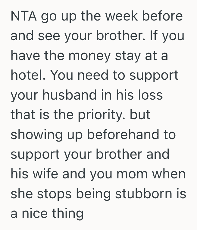 Screenshot 2025 07 07 at 11.03.56 AM She Prioritized A Mentors Funeral Over Her Brothers Baby Shower, And Her Demanding Mother Was Determined To Make Her Feel Like An Awful Person