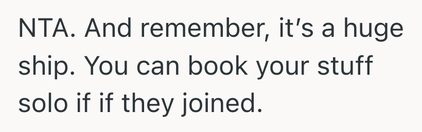 Screenshot 2025 07 07 at 2.05.59 AM She Took Her Mom On A Cruise, But Shes Going On Another And Doesnt Want Her Mom To Tag Along