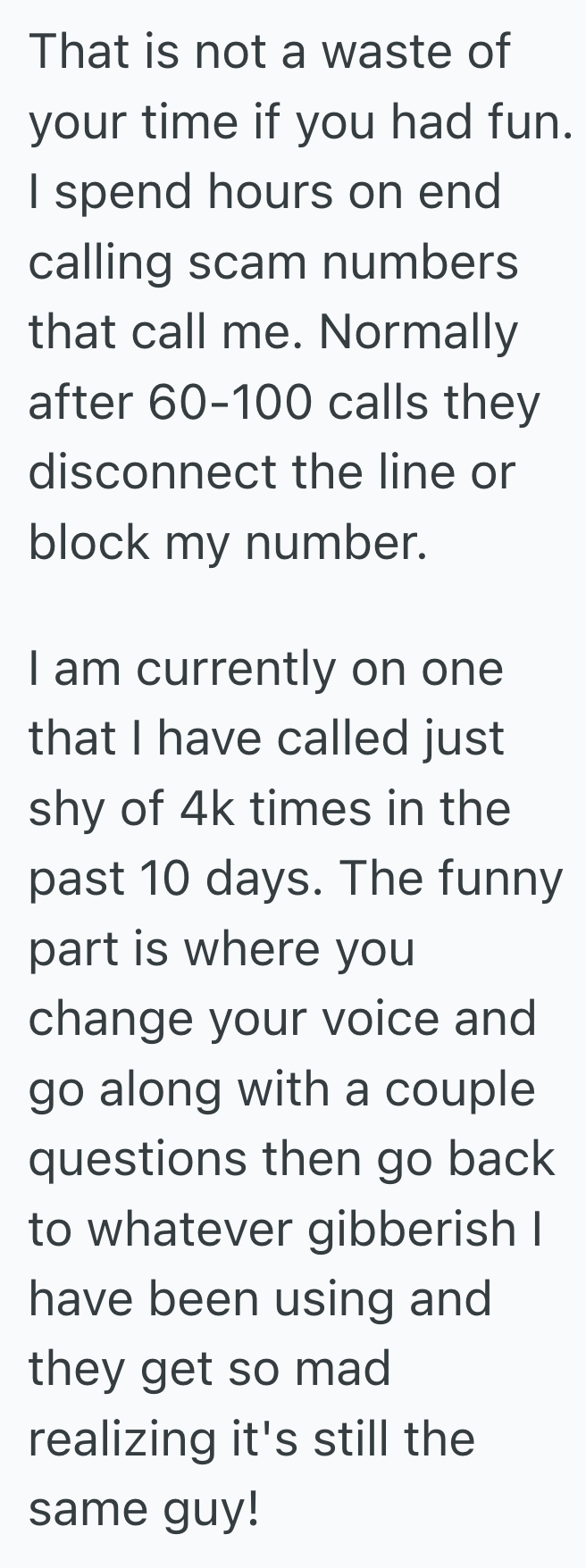 Screenshot 2025 07 08 at 10.17.45 PM Phone Scammer Tried To Trick Her Into Giving A Secure Code, So She Used Patience And Her Acting Skills To Turn The Tables