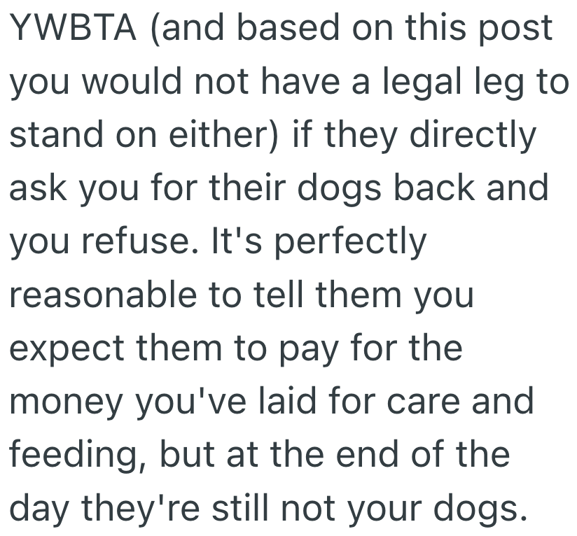 Screenshot 2025 07 08 at 9.08.32 PM They Fostered A Family Members Dogs And Spent Tons On Vet Bills, And Now They Want To Keep Them And Give Them A Better Life