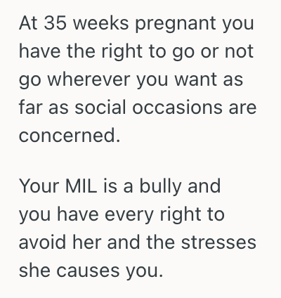 Screenshot 2025 07 09 at 12.13.14 PM Her Mother in Law Kept Berating Her About Her Pregnancy Weight Gain, So She Decided Not To Attend Her Birthday Party