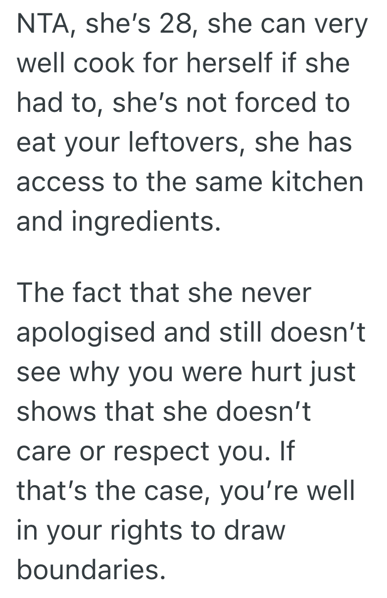 Screenshot 2025 07 09 at 8.43.14 AM She’s Always Cooked For Her Disrespectful Sister, But Years Of Boundary Crossing Finally Made Her Put Down the Spoon