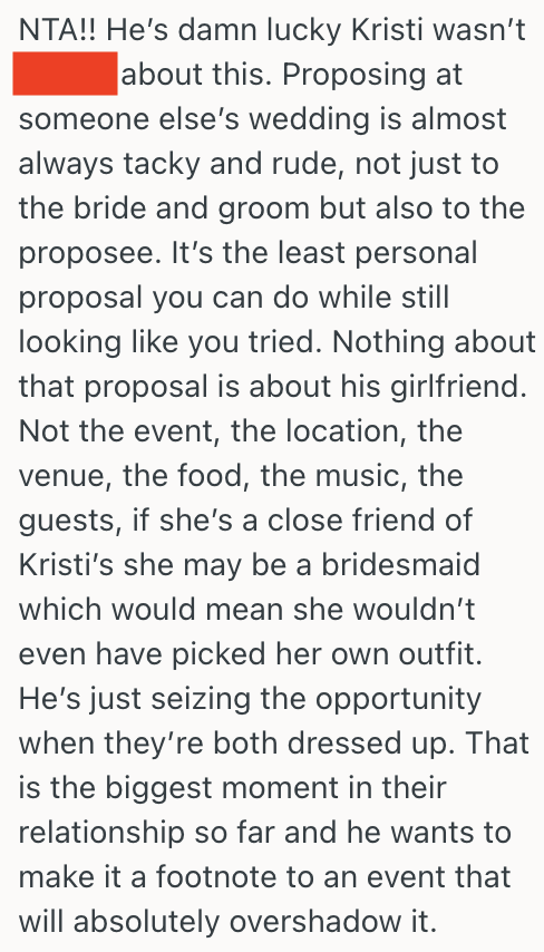 Screenshot 2025 07 10 at 08.59.46 1 She Found Out Her Friend Was Planning To Propose At His Exs Wedding, But This Woman Put A Stop To It And Now Shes Wondering How She Ended Up The Bad Guy
