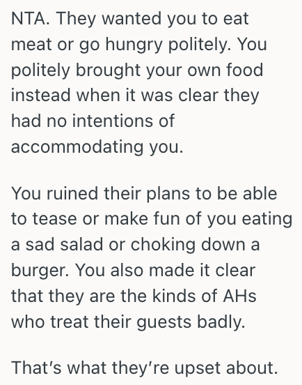 Screenshot 2025 07 11 at 11.18.49 She She Brought Her Own Vegan Food To Her Uncles BBQ Because She Didnt Expect Him To Cater To Her Dietary Choices, And Now Hes Offended That His Food Wasnt Enough