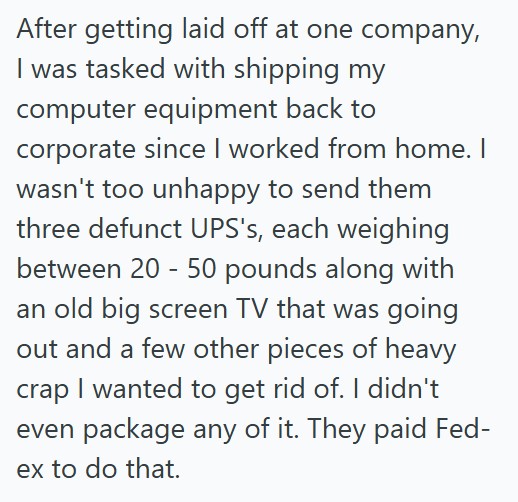 Screenshot 2025 07 13 204033 Human Resources Refused To Let Laid Off Employees Pack Up Their Own Belongings, So One Employee Had To Bubble Wrap Red Bull Cans