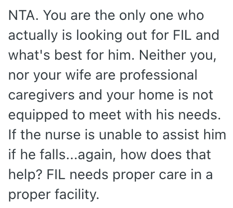 Screenshot 2025 07 14 at 13.51.57 Hes Watched His Father In Laws Health Decline, But When He Tells His Wife He They Cant Support Him Any Longer And To Send The Man Home, Things Get Tense