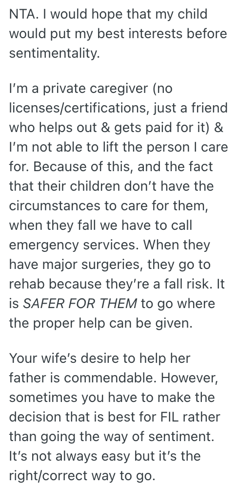 Screenshot 2025 07 14 at 13.53.43 Hes Watched His Father In Laws Health Decline, But When He Tells His Wife He They Cant Support Him Any Longer And To Send The Man Home, Things Get Tense