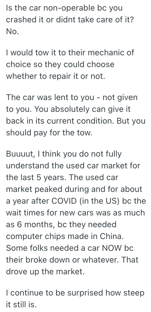 Screenshot 2025 07 14 at 14.44.00 She Borrowed Her In Laws Car To Save Money, But When It Needed Pricey Repairs She Gave It Back