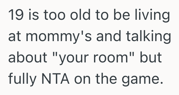 Screenshot 2025 07 14 at 7.15.16 PM Visiting Cousin Wants To Play An Older Cousins Game, But The Older One Is Completely Opposed To That Idea
