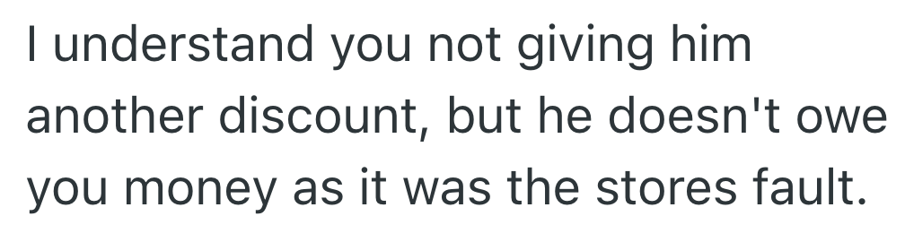 Screenshot 2025 07 15 at 4.50.26 AM A Customer Thought The Store Owed Her Money, But She Actually Got An Accidental Discount, So He Asked Her To Pay The Real Price