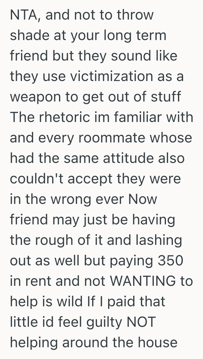 Screenshot 2025 07 15 at 5.09.37 PM He Offered Low Rent To Help A Friend, But When He Asked For Help With The Housework In Return, His Friend Accused Him Of Taking Advantage