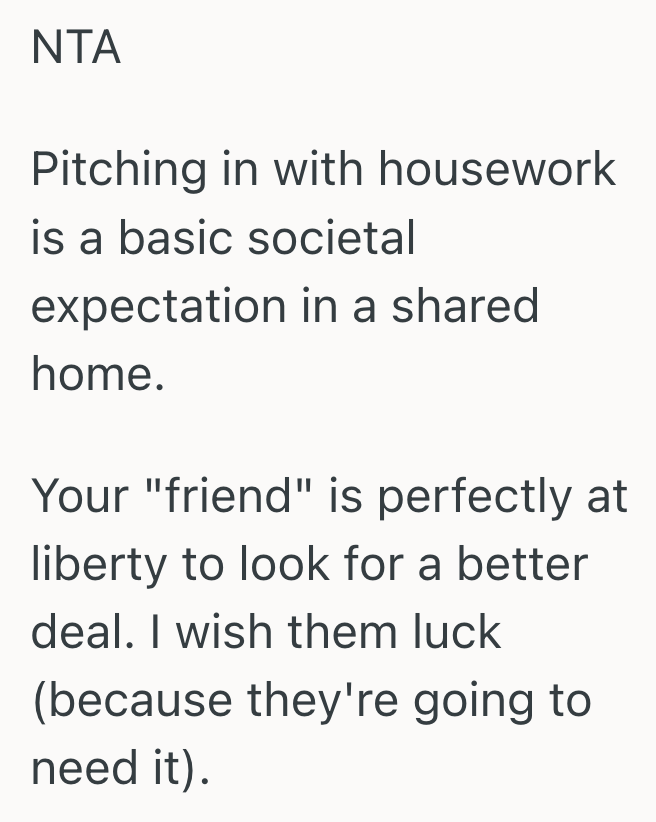 Screenshot 2025 07 15 at 5.10.08 PM He Offered Low Rent To Help A Friend, But When He Asked For Help With The Housework In Return, His Friend Accused Him Of Taking Advantage