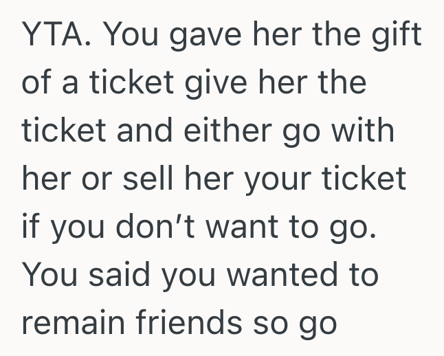 Screenshot 2025 07 15 at 6.40.04 PM He Bought Concert Tickets For His Girlfriends Birthday, But Since Theyve Broken Up She Doesnt Want Him To Go Anymore