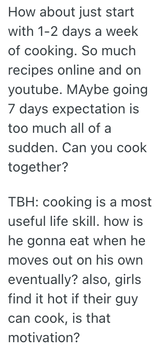 Screenshot 2025 07 15 at 8.53.27 AM Her Son Isnt Working Or Going To School, So She Told Him He Has To Cook Dinner Every Night