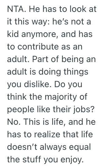 Screenshot 2025 07 15 at 8.53.56 AM Her Son Isnt Working Or Going To School, So She Told Him He Has To Cook Dinner Every Night