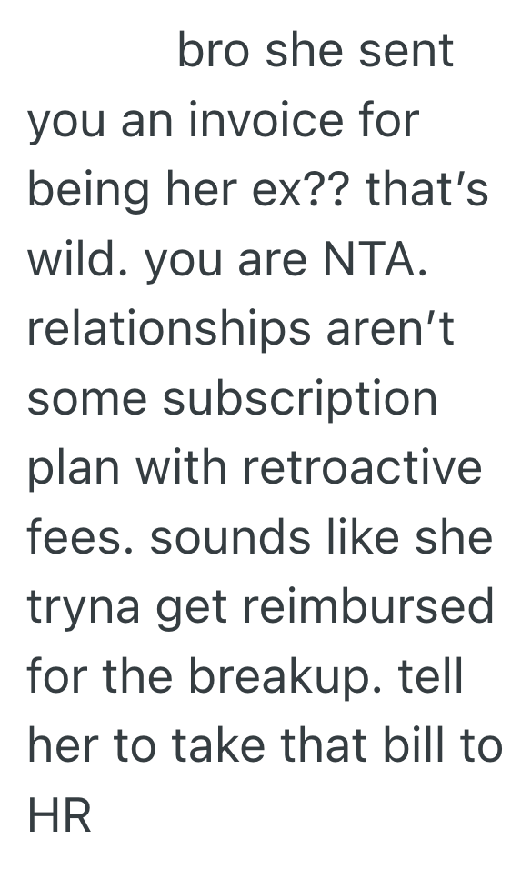 Screenshot 2025 07 16 at 11.24.36 AM He Ended A Rocky Seven Year Relationship, But His Ex Sent Him A Breakup Bill Demanding Reimbursement