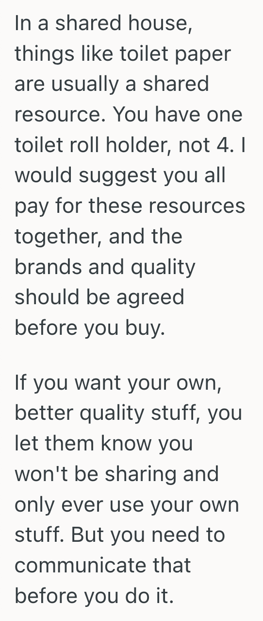 Screenshot 2025 07 16 at 5.02.00 PM Her Roommates Kept Using Her Expensive Products Without Paying, But When She Pulled Everything Out Of The Bathroom To Protect Her Stuff, They Accused Her Of Being Self Centered