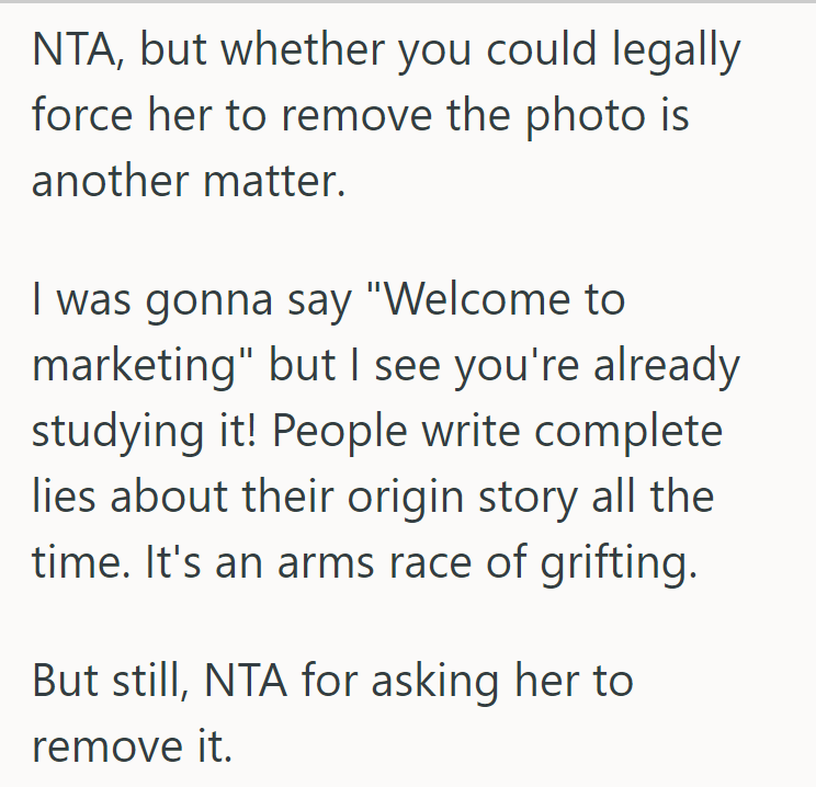 Screenshot 2025 07 17 000036 Her Mother Used A Photograph Of Her On Her New Company Website, So She Asked Her To Remove The Picture