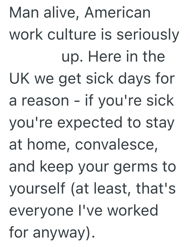Screenshot 2025 07 17 at 12.17.19 AM A Sick Employee Wanted To Work From Home Instead Of Taking A PTO Day, But Their Boss Told Them To Come In Anyway