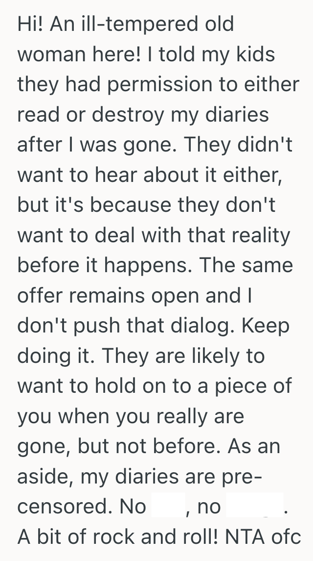 Screenshot 2025 07 17 at 2.02.37 PM Aging Father Journaled To Preserve His Memories And Advice For The Future, But His Kids Found It Unsettling And Morbid