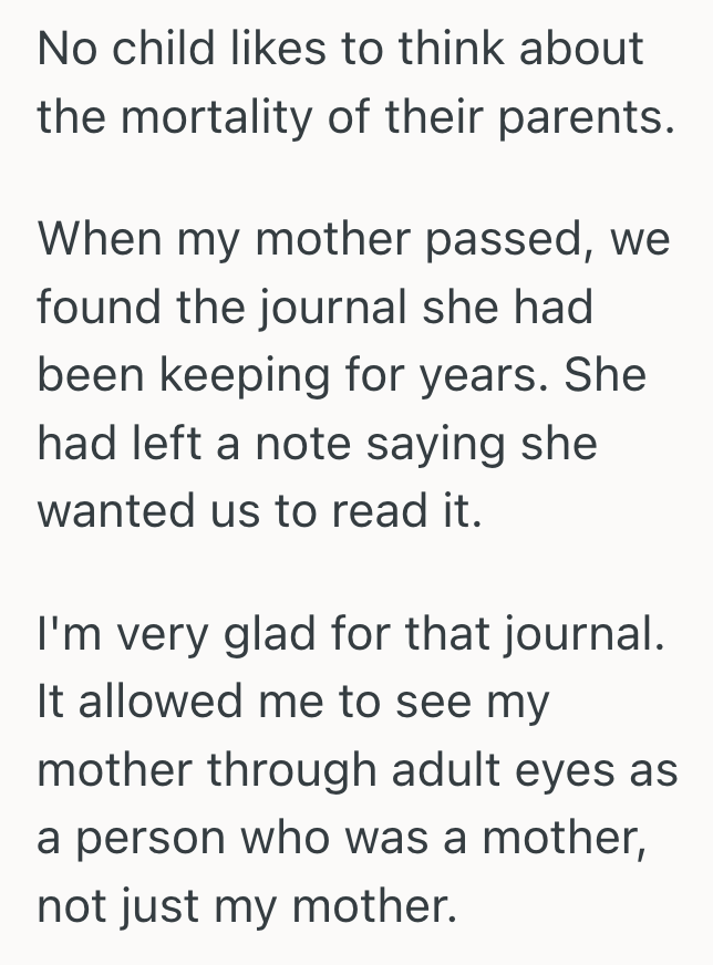 Screenshot 2025 07 17 at 2.03.29 PM Aging Father Journaled To Preserve His Memories And Advice For The Future, But His Kids Found It Unsettling And Morbid