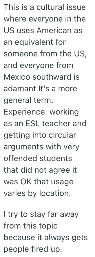 Screenshot 2025 07 17 at 2.05.50 PM They Referred To Someone As Having American Mannerisms, And Now Their Friend From South America Got Offended By It
