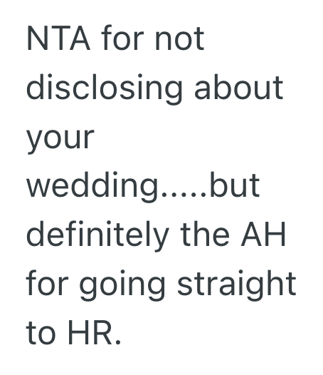 Screenshot 2025 07 18 at 12.21.31 PM Employee Didnt Like Small Talk With Coworkers, So When A Colleague Asked About Her Wedding, She Reported Her To HR