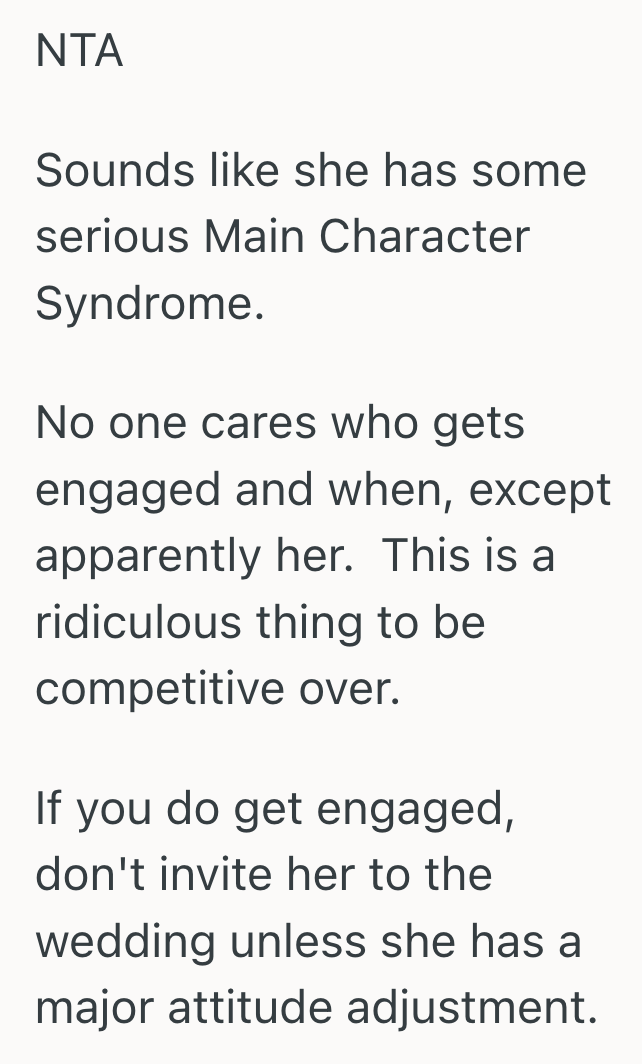 Screenshot 2025 07 18 at 2.35.50 PM Her Younger Sister Turned Her Engagement Into A Competition, So One Fed Up Older Sister Confronted The Pettiness Head On At A Birthday Dinner