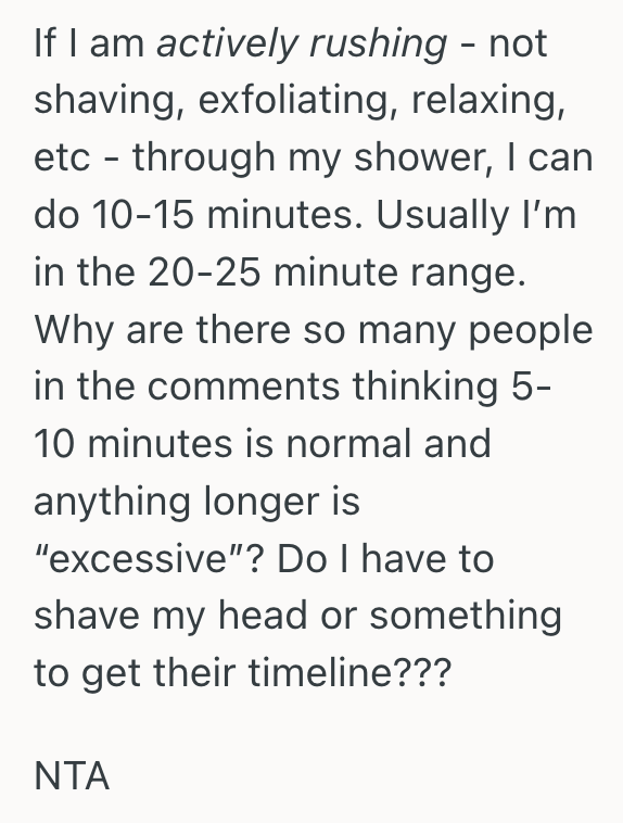 Screenshot 2025 07 18 at 9.26.44 PM Teen Prioritized Long Showers For Her Self Care, But Her Mother Accused Her Of Being Wasteful And Inconsiderate