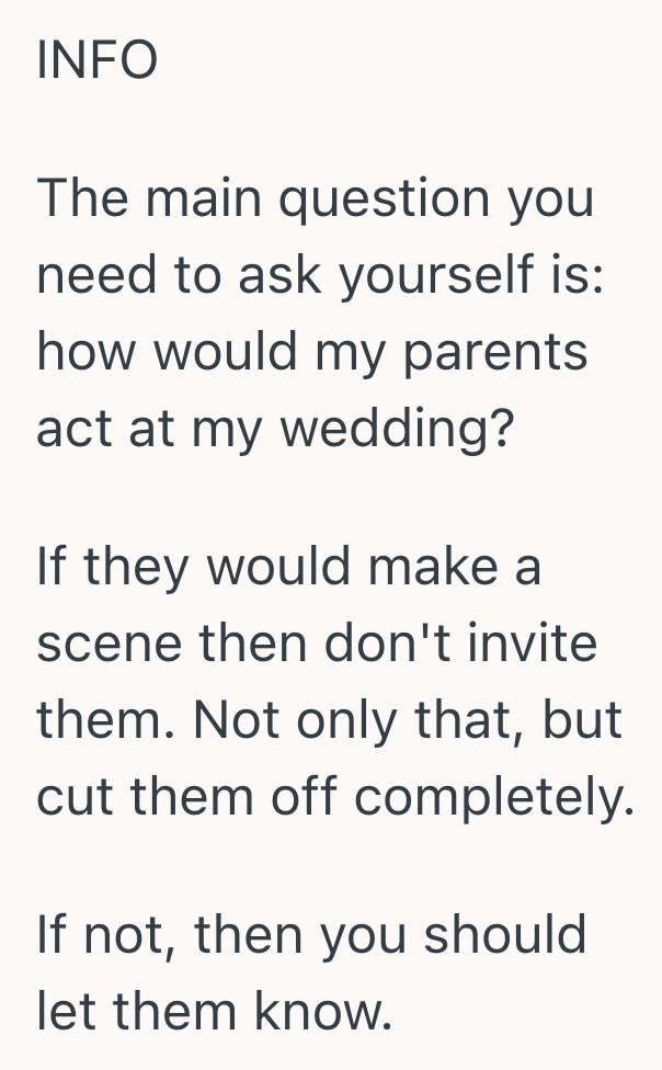 Screenshot 2025 07 19 at 3.41.46 PM 1 Womans Parents Disapprove Of Her Fiancé, So Shes Considering Not Telling Them About Her Wedding